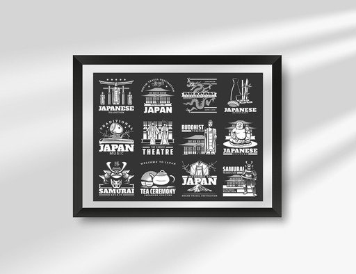 Stijl Japan / Cultuur / FullColor / Professionele afdruk