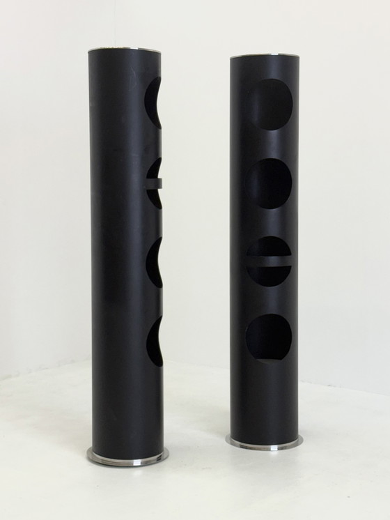 Image 1 of XL Space Age Bookcases By Arch Saccardo in Black