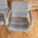 Set of 2x Artifort Channel Executive Chairs by Geoffrey Harcourt
