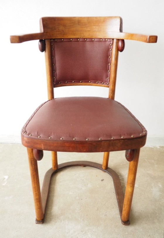 Image 1 of Fledermaus stoel - Josef Hoffmann, geproduceerd door THONET