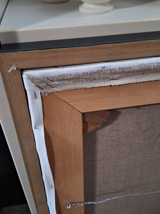 Image 1 of Pittura astratta in blu e verde