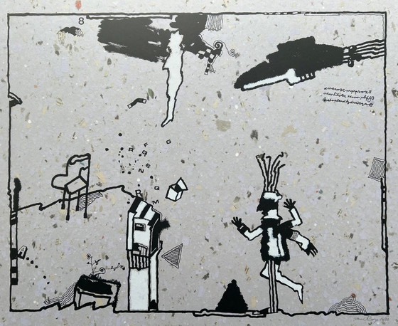 Image 1 of Screen print Huibert van Dorp