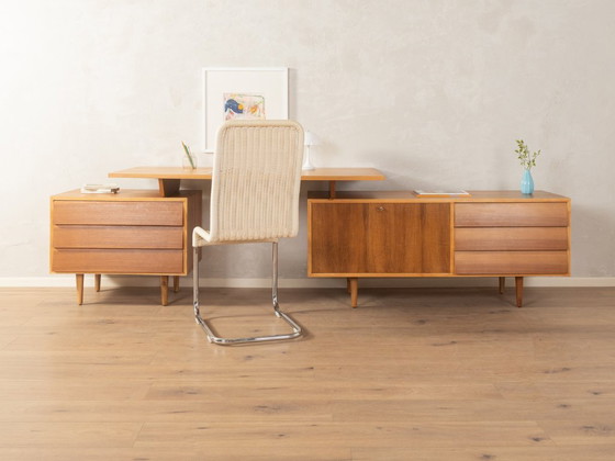 Image 1 of asymmetrisch bureau in Mid-Century Modern stijl, vintage