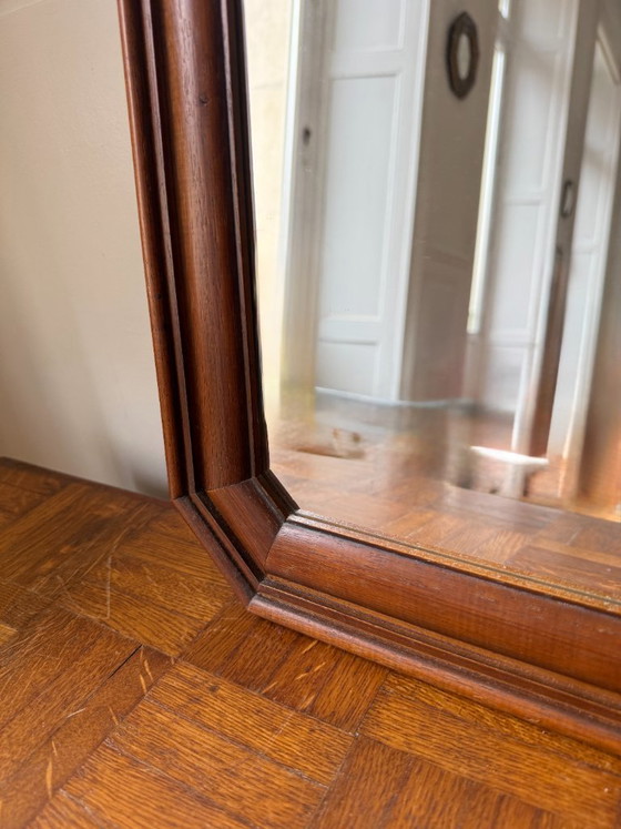 Image 1 of Miroir en bois ancien