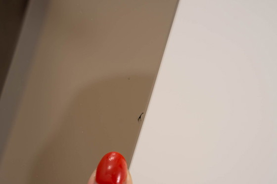 Image 1 of Mesa de comedor de cristal ahumado de los años 70