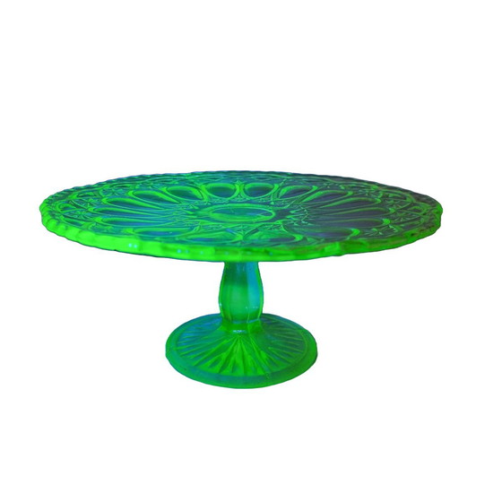 Image 1 of Alzata per torta vintage in uranio