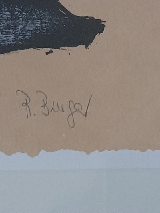 Image 1 of Screen print Rolf Burger