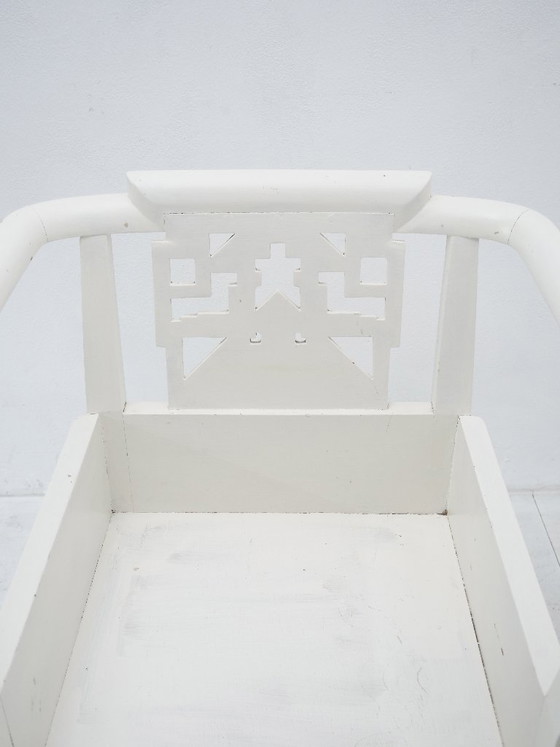 Art Deco, Belle Époque Armchair attributed to Ateliers Martine – Side chairs, Wood (photo 12 of 26)