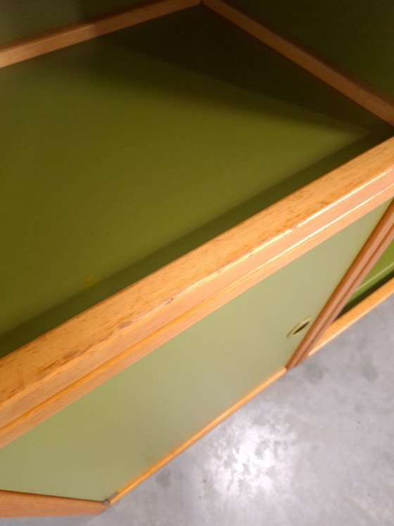 Design Flötotto Profilsystem Mobile modulare – 6 parti – Faggio verde, mobile LP, mobile 3 – Credenze alte (photo 10 of 24)