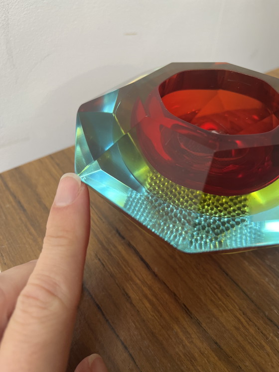 Image 1 of Cendrier vintage Sommerso en verre de Murano, vers 1960