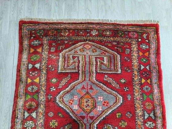 Image 1 of Alfombra persa Khamseh hecha a mano