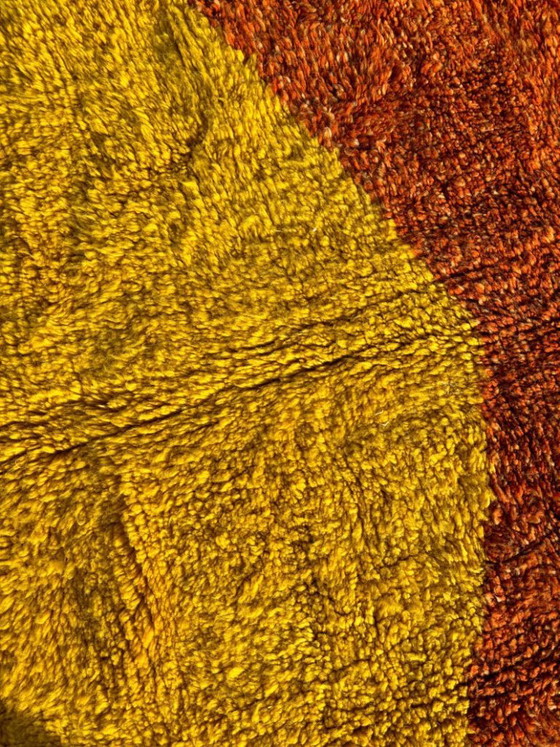 Image 1 of ATLAS SOLAR / Moderner marokkanischer Mrirt-Teppich – Handgeknüpfter Wollteppich 300 x 200 cm