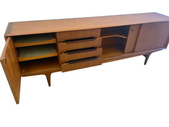 Image 1 of Vintage teakhouten dressoir - Simat - jaren 70