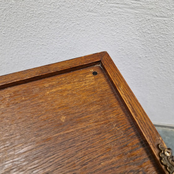 Antique Tea Cabinet Wine Cabinet Minibar – Liquor cabinets, Glass, Wood (photo 12 of 15)