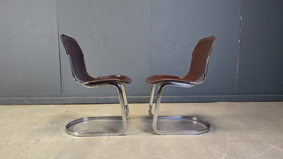 Image 1 of Vintage dining chairs by Cidue set of 6, 1970s