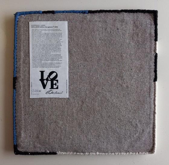 Image 1 of Robert Indiana – LOVE - Tappeto d'arte