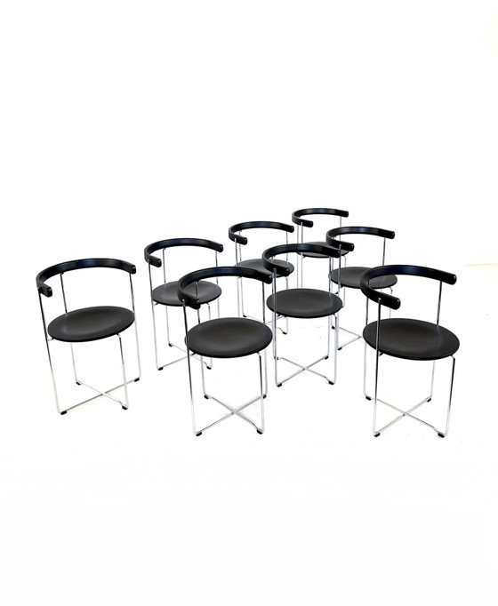 Image 1 of 8 sedie pieghevoli dal design vintage, Kusch & Co '80