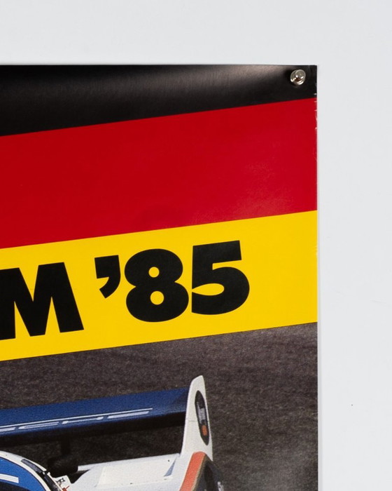 Porsche 1000km Hockenheim – Poster originale Porsche vintage del 1985 del Gruppe C – Sport motoristici anni (photo 5 of 8)