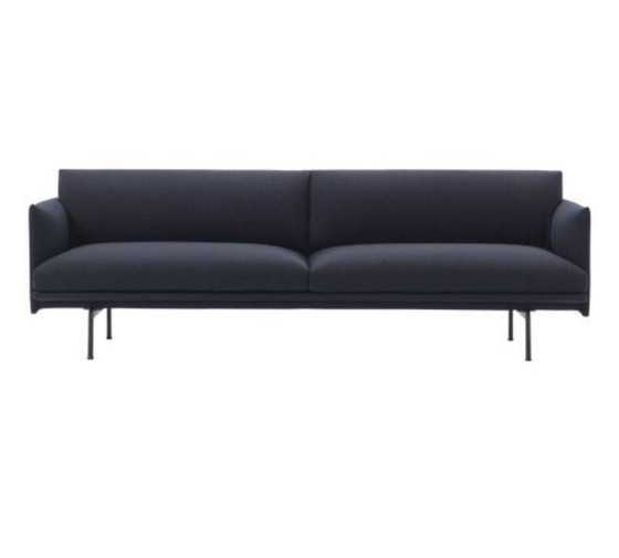 Image 1 of Muuto Outline 3-zits bank / blauw