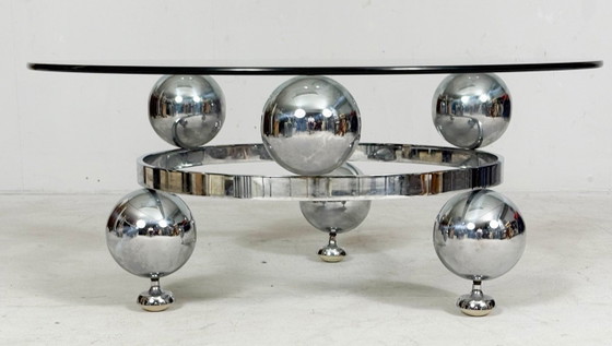Image 1 of Space Age/Sputnik/Atomic, Coffee Table, Couchtisch, Deutschland, 1970er Jahre