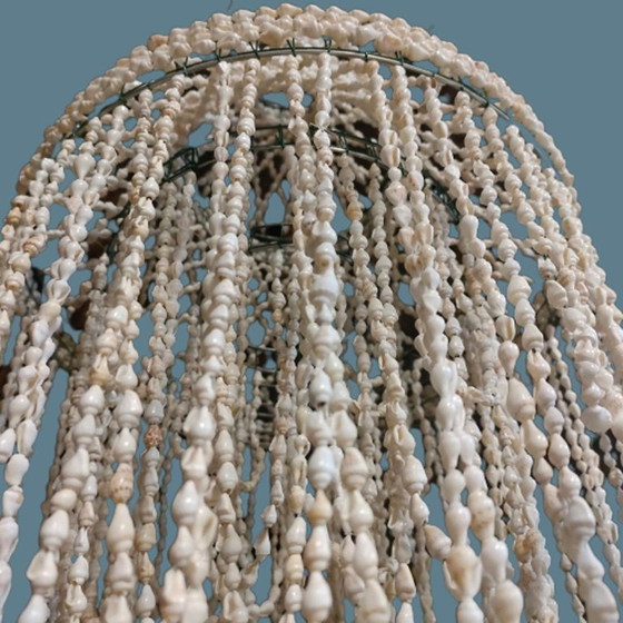 Shell pendant lamp, cream, Other, Metal, Creme, Bohemian (photo 2 of 5)