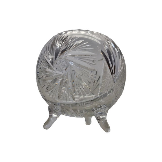 Image 1 of Cut crystal convex vase, 2nd half 20th century