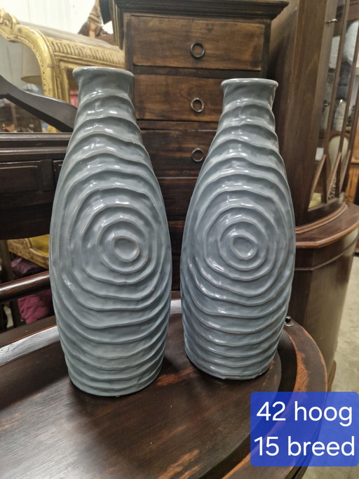 Bellissimo set di vasi alti 42