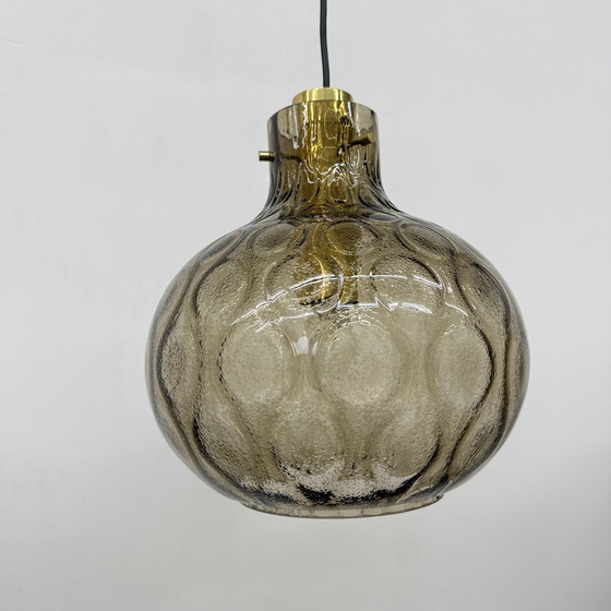 Image 1 of Limburg Glashütte glass hanging lamp , 1970s