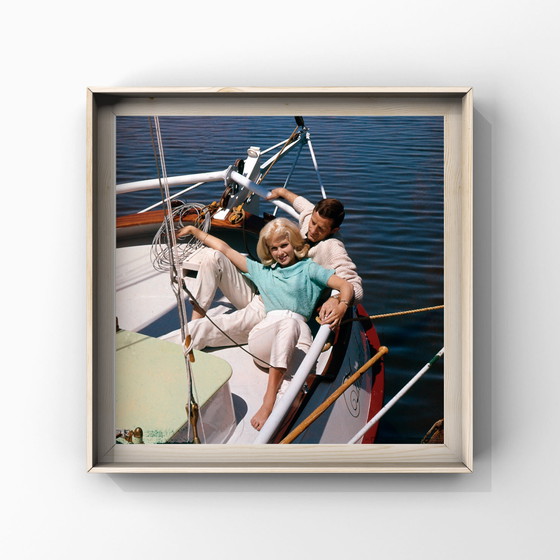 Image 1 of 1x Obra de Arte - Vela, Kaag (Países Bajos) 1962 color analógico