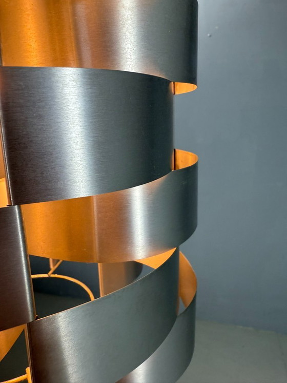 Image 1 of Lampada a sospensione in alluminio Max Sauze, Mid-Century Modern, Francia, anni '70