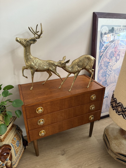 Cerf en laiton XXL