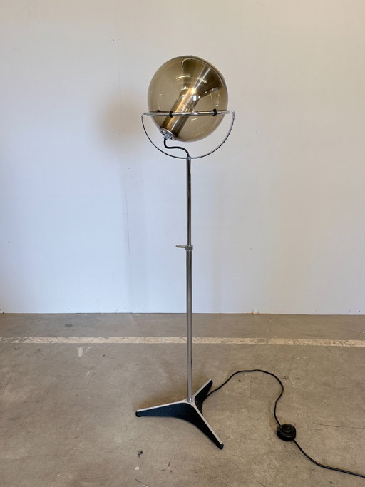 Raak Globe D2000 – Frank Ligtelijn – 1960s – vloerlampen, Glass, Metal (photo 2 of 9)