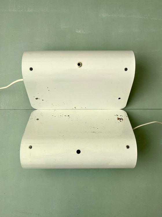 Image 1 of 2x Wipo wall light Denmark postmodern vintage 80s lamp wall lamp metal Danish design