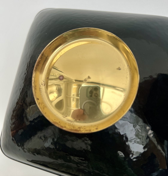 Image 1 of Mid-Century Copper Enamel Collection of Handcrafted Bowls & Vases (9 pieces)