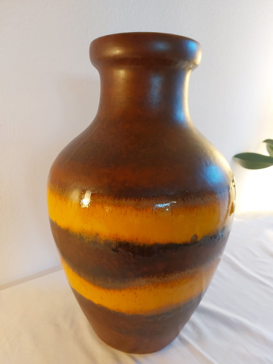 Image 1 of XXL floor vase, Mid Century style, intact
