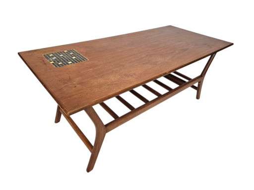 Louis van Teeffelen - Table basse vintage en teck pour Wébé - Années 1960