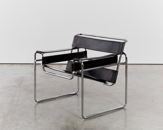 Image 1 of Sedia originale di Wassily - edizione Fasem - timbrata