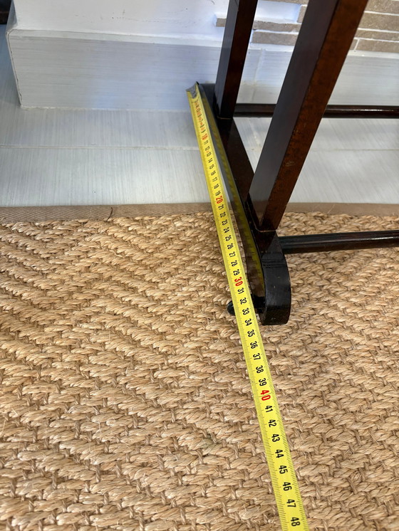 Image 1 of Mid century rustic Valet stand vintage appendiabiti dress rack wooden clothes design dressboy italian organizer servomuto gentle