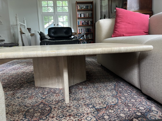 Image 1 of Travertine coffee table