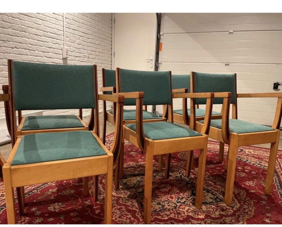 Image 1 of Vintage Tijsseling stoelen - Mid-Century Design
