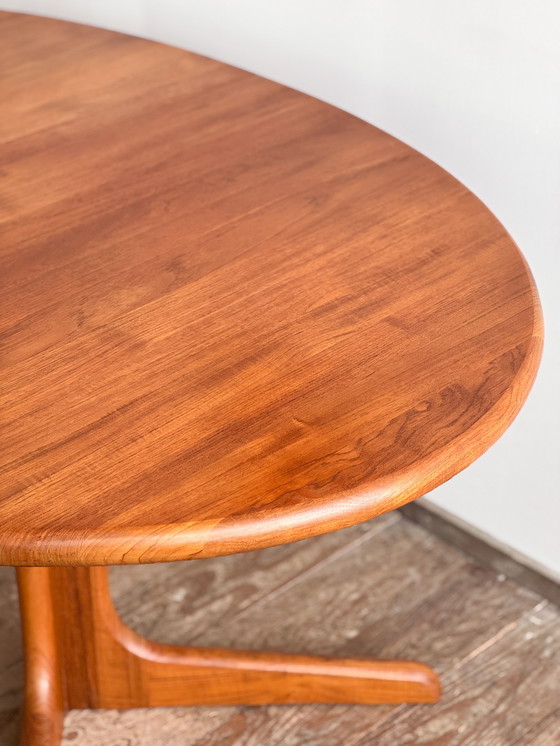 Image 1 of Large Mid Century Modern Danish Oval Dining Table in Teakwood