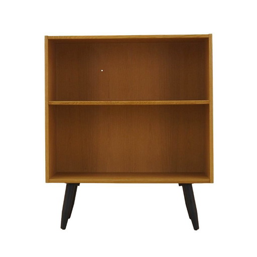 Étagère en placage de frêne danois sur pieds évasés, ÆJM Møbler, années 1960 – boekenkasten, Wood