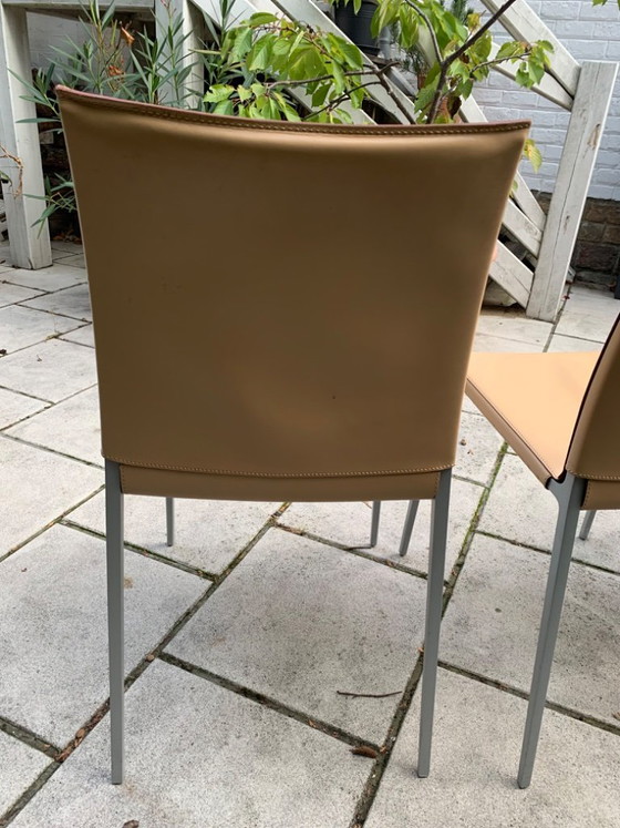 Image 1 of Set of 6 Zanotta chairs