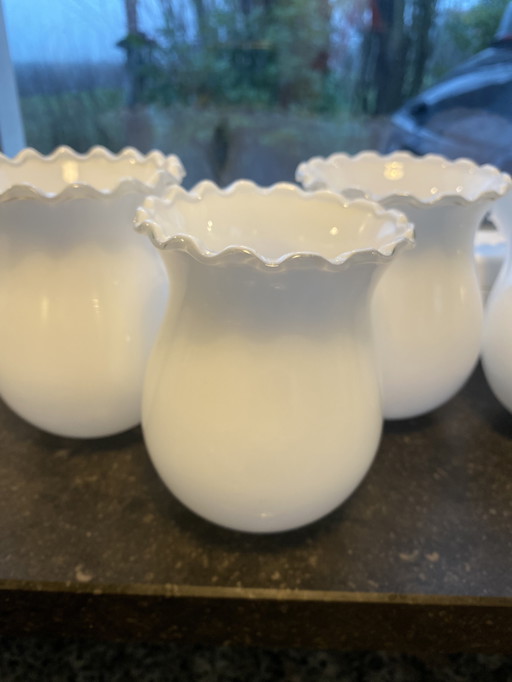 Opaline lampenkapjes 1900 