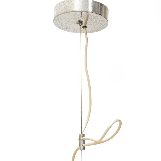 Image 1 of Opaline glazen kroonluchter van Pia Guidetti Crippa voor Lumi, 1970