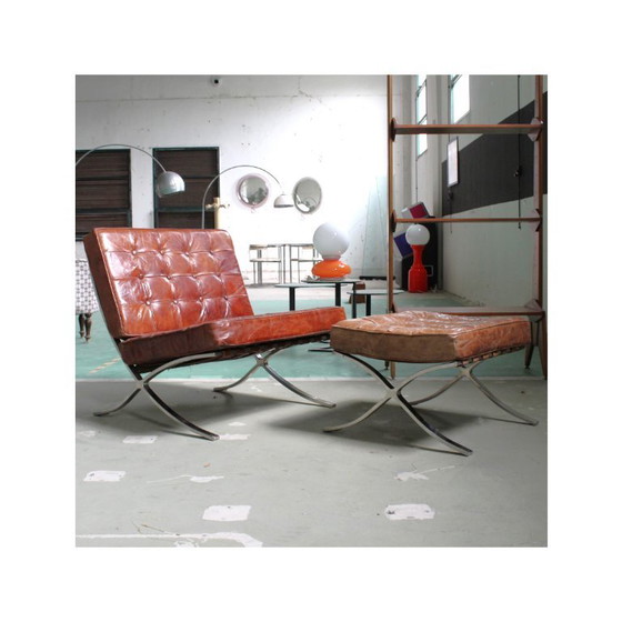 Image 1 of Barcelona fauteuil met poef