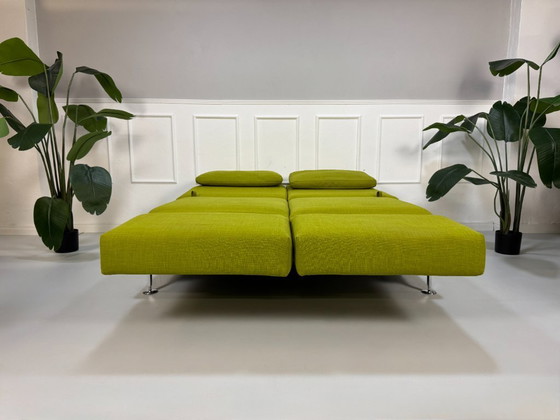 Image 1 of Brühl Moule Sofa Grün Schlafsofa Designer Couch Stoff