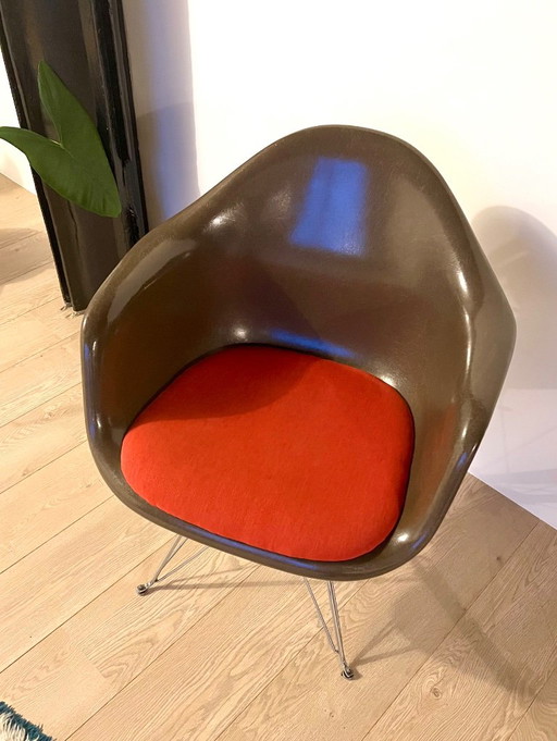 4 sillones originales Herman Miller Eames DAR de fibra de vidrio – eetkamerstoelen, Fiberglass (photo 2 of 11)