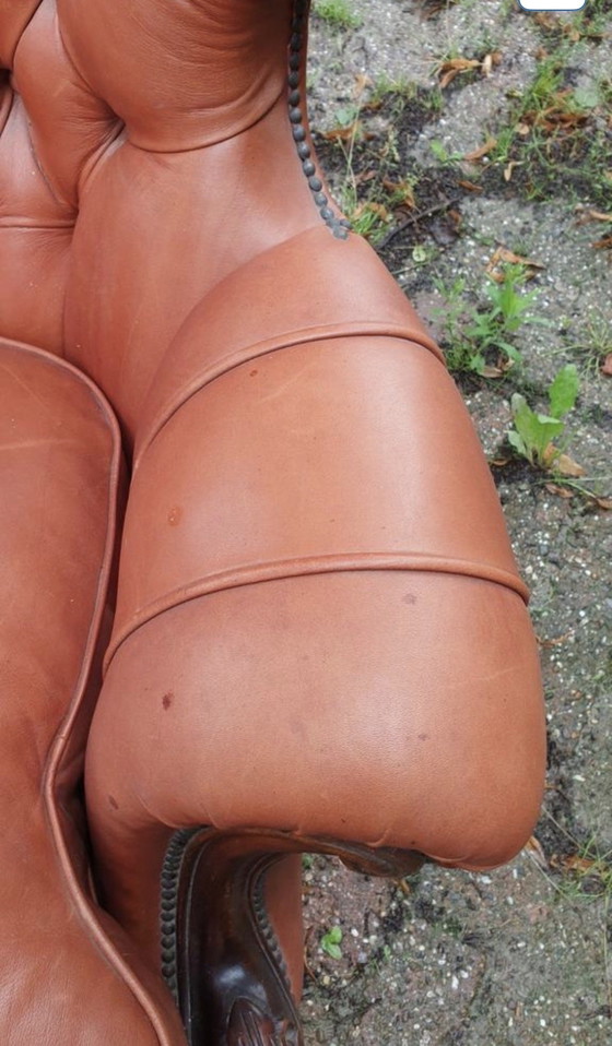 Image 1 of Sofás de cuero Chesterfield Barok 