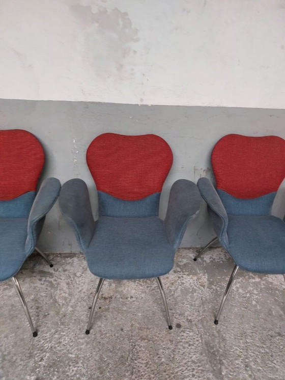 Image 1 of 4 x Leolux Dining Room Chairs